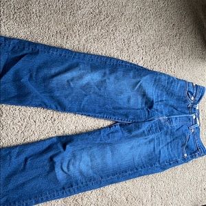 Worn once Ribcage straight Levi’s jeans